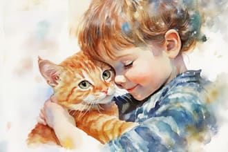 do superhero character pet caricature and friendship portrait