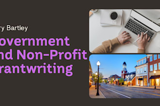 write grant proposals for government and nonprofit organizations