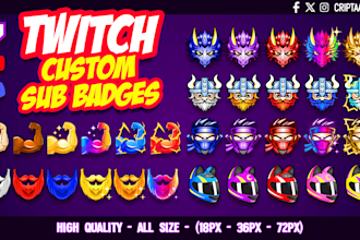 draw twitch badges for your channel