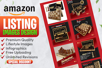 design amazon product listing pictures for your product