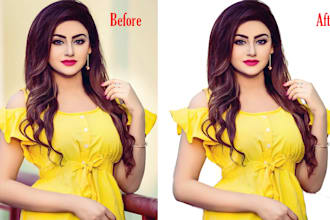 do photo editing background removal, white or transparent