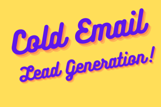 do cold email outreach for you