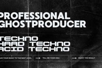 produce original mix, remix or ghost production any genre