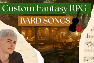 be your bard and produce a custom song for your dnd campaign