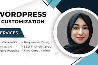 build or do wordpress customization, migration, update, transfer any website