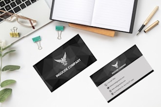 create professional modern business card design