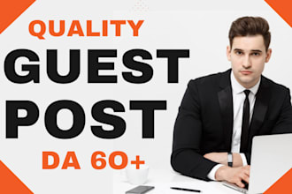 give guest post service and publish article with authority backlinks