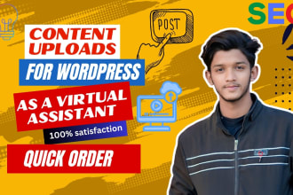 effortless content uploads for wordpress as a virtual assistant