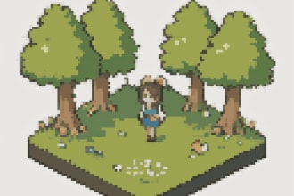do pixel arts for your games and animation