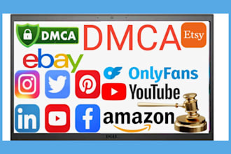 submit dmca legal takedown notice to remove infringing defaming false content