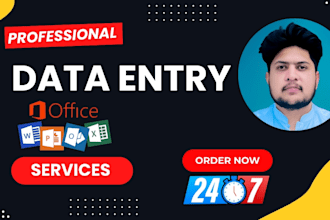 do fastest and accurate data entry at low prices and conversion files