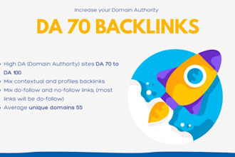 do high domain authority backlinks da 70 to da 100