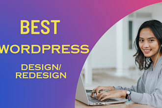 design or redesign wordpress website