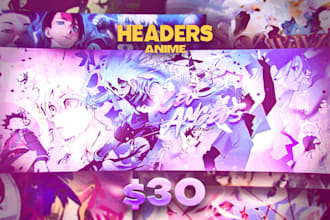 do anime headers for twitter