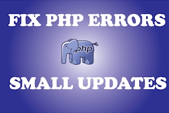 develop and fix php related errors