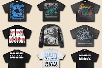 create clothing design for hoodie, tshirt, and more