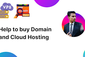 help you to buy domain and hosting service