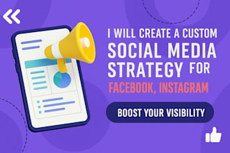 create a custom social media strategy for facebook