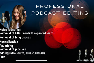 edit, mix and master your podcast audio and video