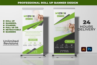 design professional retractable banner, standee and x stand