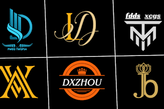 design luxury fashion brand monogram logo design