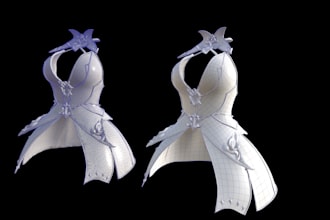 retopology the 3d model