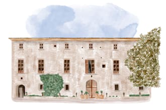 draw watercolor illustration of your house or landscape