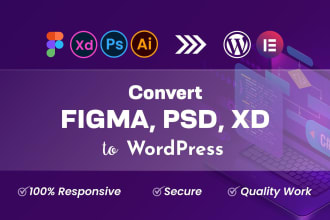 convert figma to wordpress using elementor