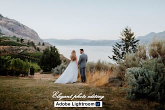do curate, edit, and batch process wedding and event photos