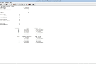 do linear programing by lingo, tora and ampl