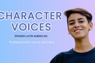 voice act female or children characters