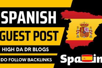 do spanish guest post with do follow backlink