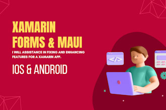 develop a xamarin forms and maui mobile app