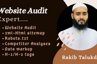 do website audit reports and solve technical SEO issues
