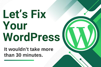 fix wordpress issues, errors, bugs and provide wp help