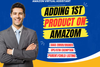 set up amazon seller account product listings