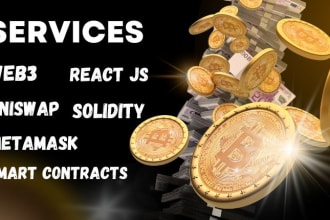 develop web3 project, staking, minting dapp and smart contracts