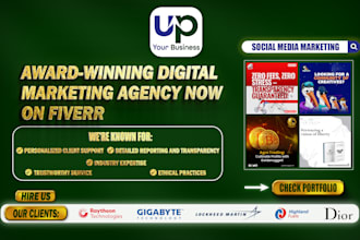 be your social media marketing manager and content creator