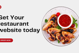 create a restaurant website with online ordering and registration