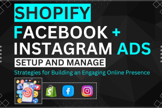 do shopify facebook ads, fb marketing and instagram ads campaign for your store