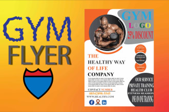 do gym flyer or sport flyer or fitness and health flyer