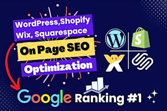 do u website onpage seo on shopify, squarespace, wordpress, wix, godaddy