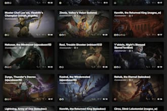 build or fix your edh commander deck