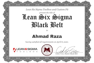 help you in lean six sigma certifications