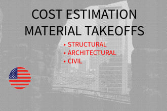 do material takeoff and construction estimation multi trades