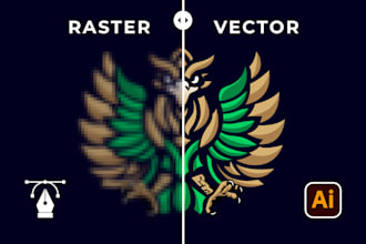 do vector tracing, fix, edit, modify or recreate to any logo or image to vector