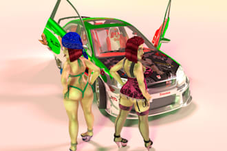 3d modeling and animation and sculpting for a cheap price