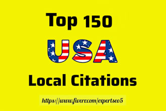 create top 150 USA local citations