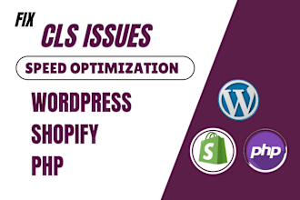 fix cls visual stability issues of shopify, PHP and wordpress