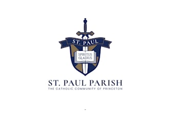 existing church school logo design